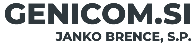 genicom logo black